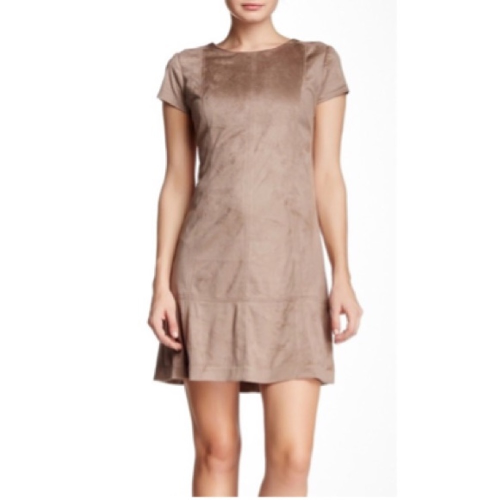 Jessica Simpson Faux‎ Suede mini dress size 4